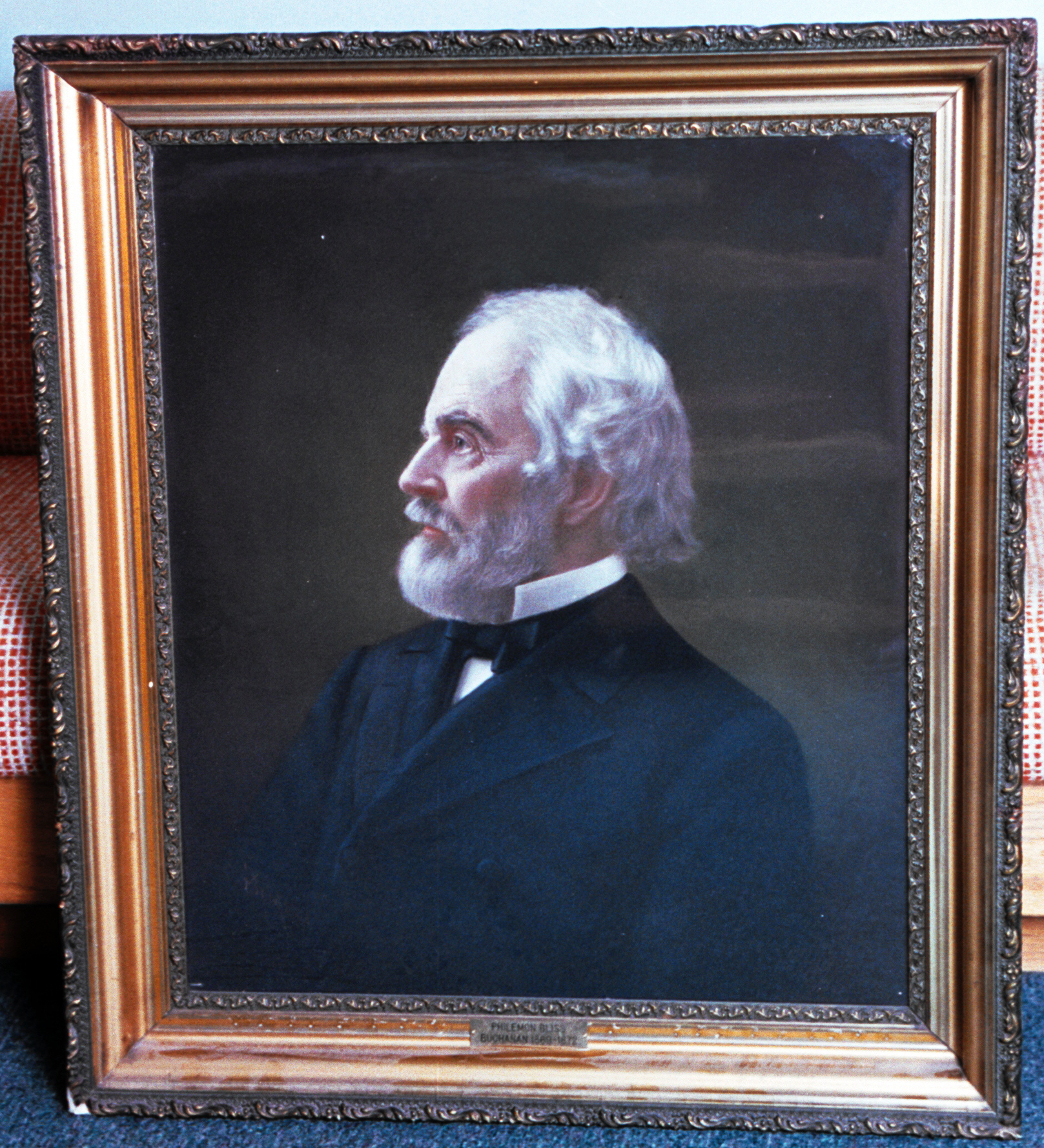 image of portrait of Judge Philemon Bliss as an older man
