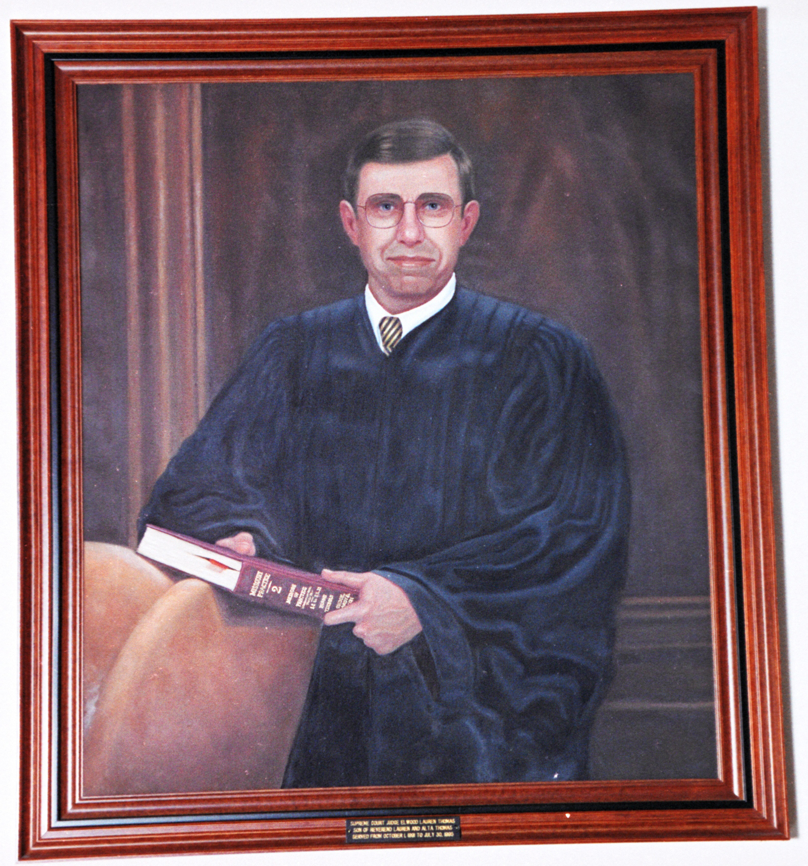 portrait of Judge Elwood Thomas