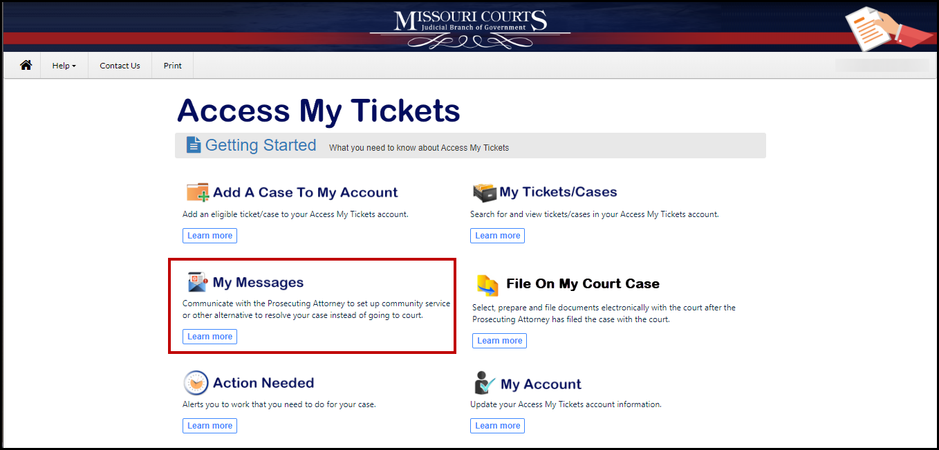 MyTickets Account