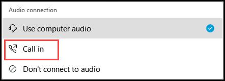 Webex Help: Call in