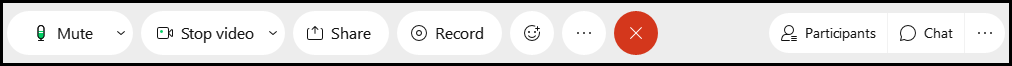 Webex Help: Menu Bar
