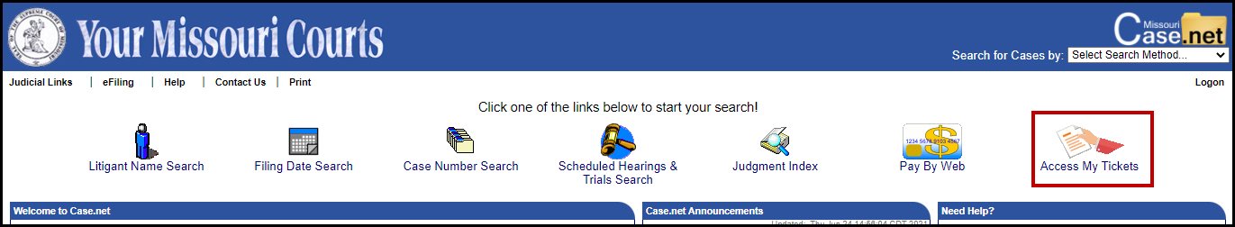 Register for Access My Tickets image