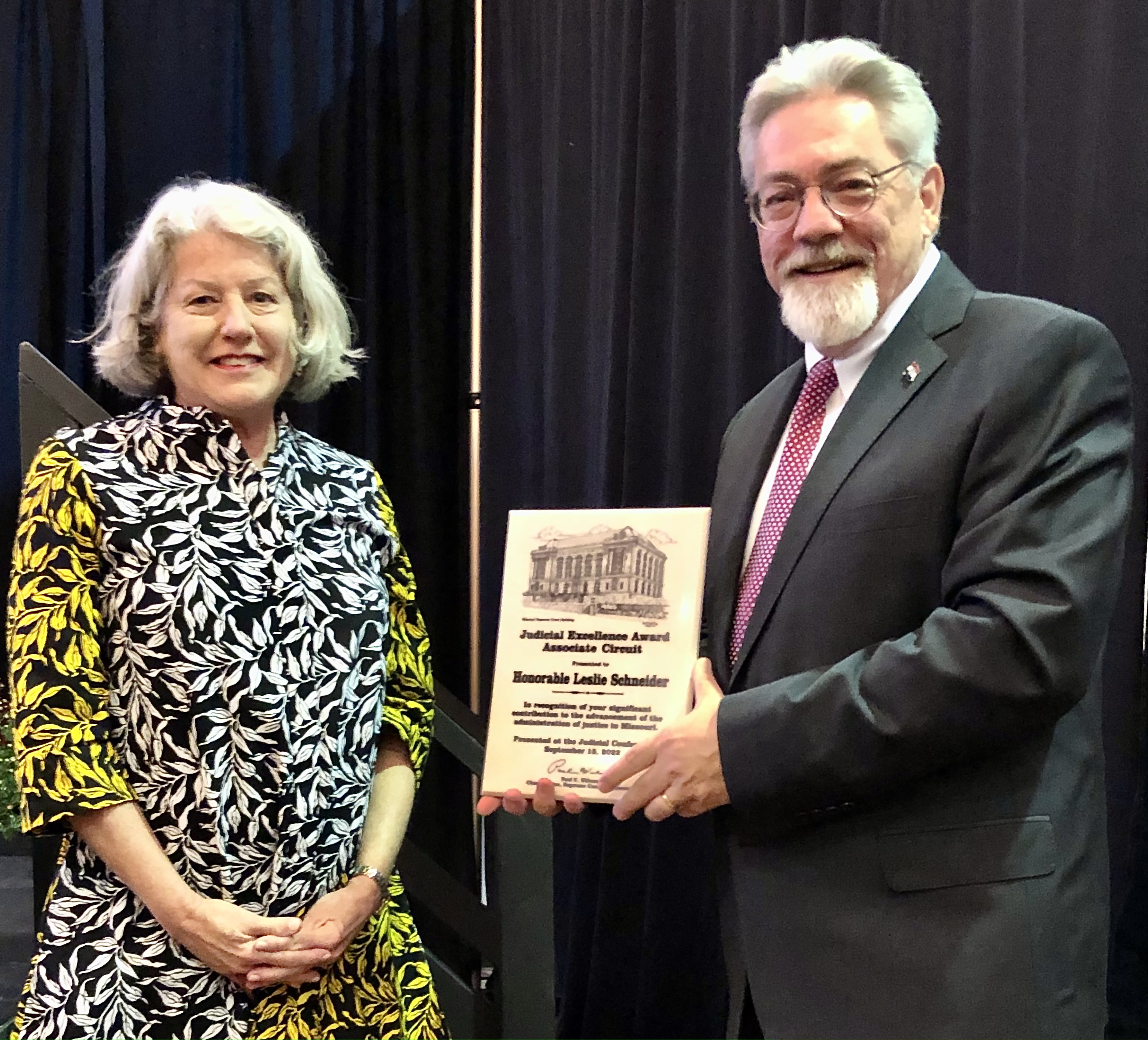 Judge Leslie Schneider receives chief justice's 2022 associate circuit judge award