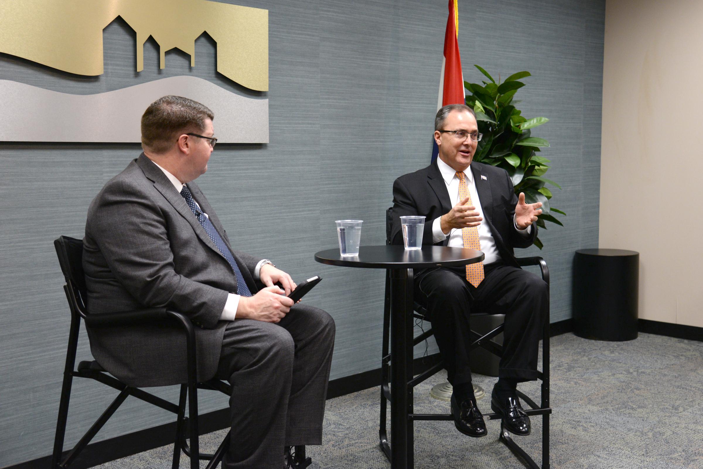 Judge Jerry Harmison speaks to Springfield Chamber 