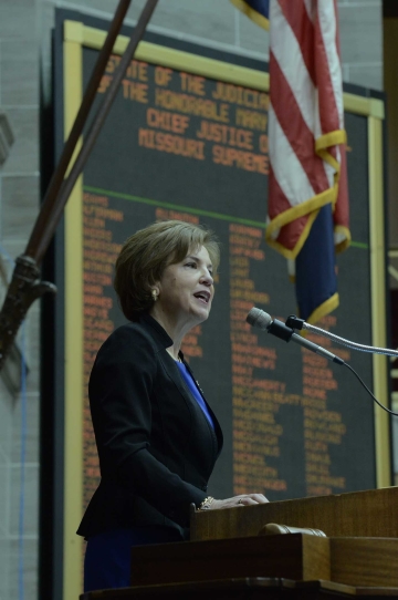 Chief Justice Mary R. Russell delivers the 2015 state of the judiciary