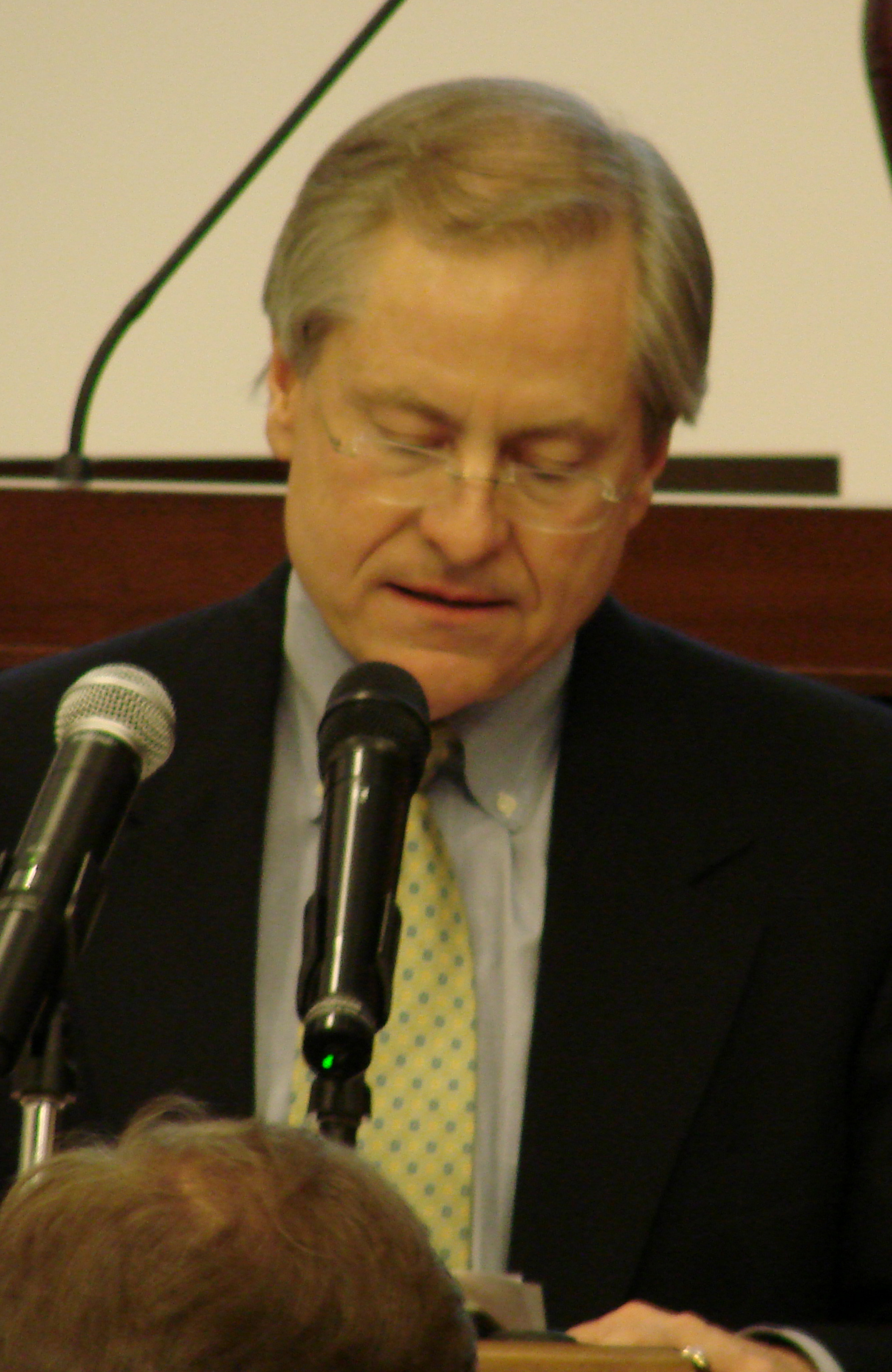 Photo of Chief Justice Price reading the proclamation at Law Day 2011