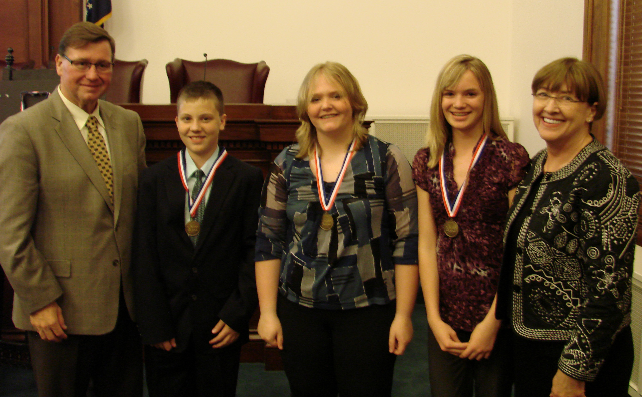 Photo of Third Place Team at Law Day 2011