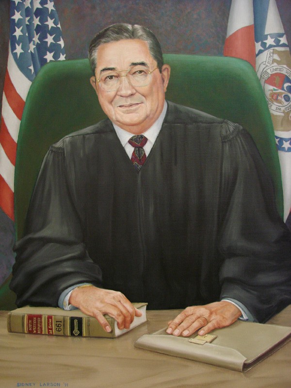 photo of Judge Welliver's portrait